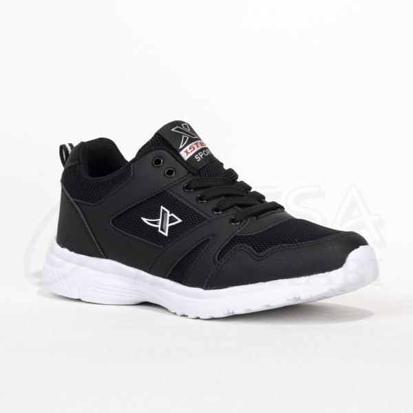 X-Step 020 Merdane Spor Ayakkabı - Siyah Beyaz - Görsel 2