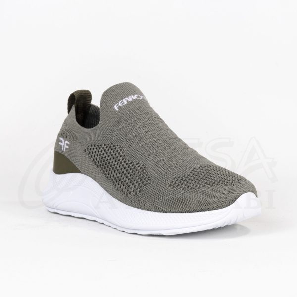 Ferrosa 001 Garson Spor Ayakkabı – Haki Beyaz