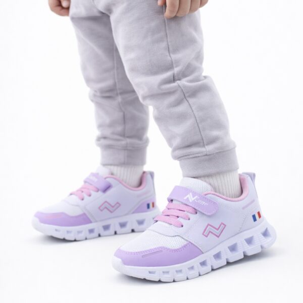 Lento 003 Filet Spor Ayakkabı – Beyaz Lila