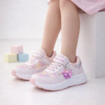 Lucky Kids 002 Patik Spor Ayakkabı - Pembe Beyaz