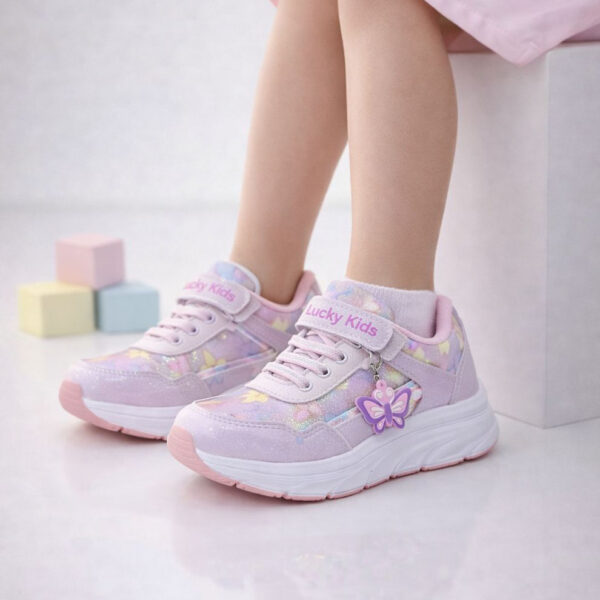 Lucky Kids 002 Patik Spor Ayakkabı – Toz Pembe