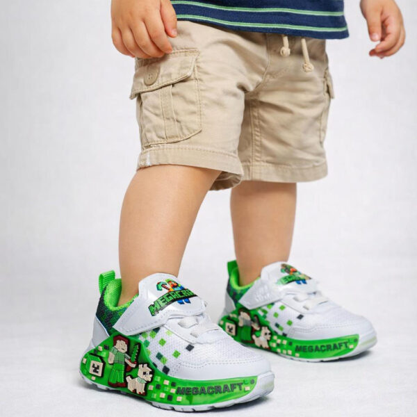Picasso 002 Bebe Spor Ayakkabı – Beyaz Yeşil
