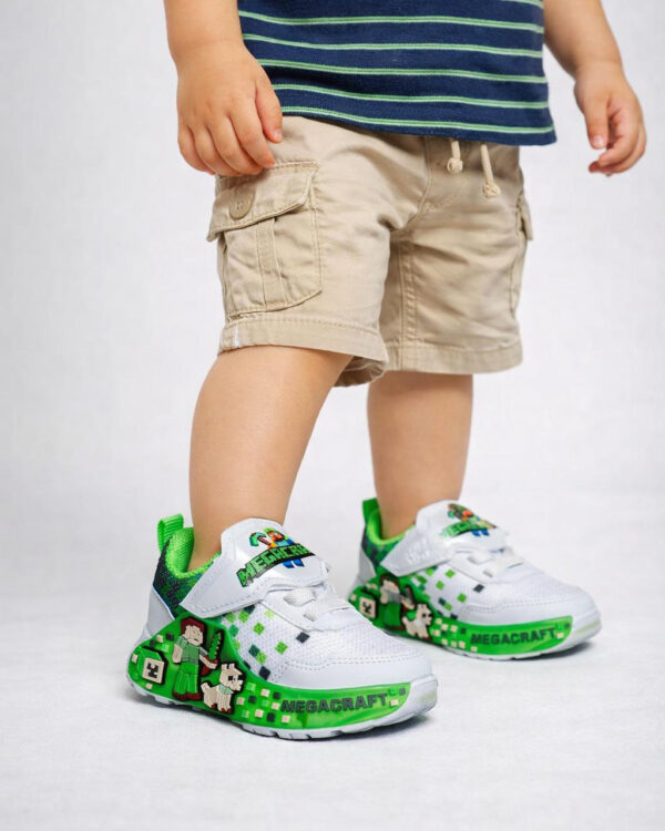 Picasso 002 Bebe Spor Ayakkabı - Beyaz Yeşil