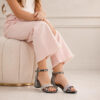 İremsu 001 Filet Topuklu – Platin