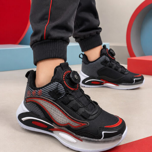 Maxsis 008 Filet Spor Ayakkabı – Siyah Kırmızı