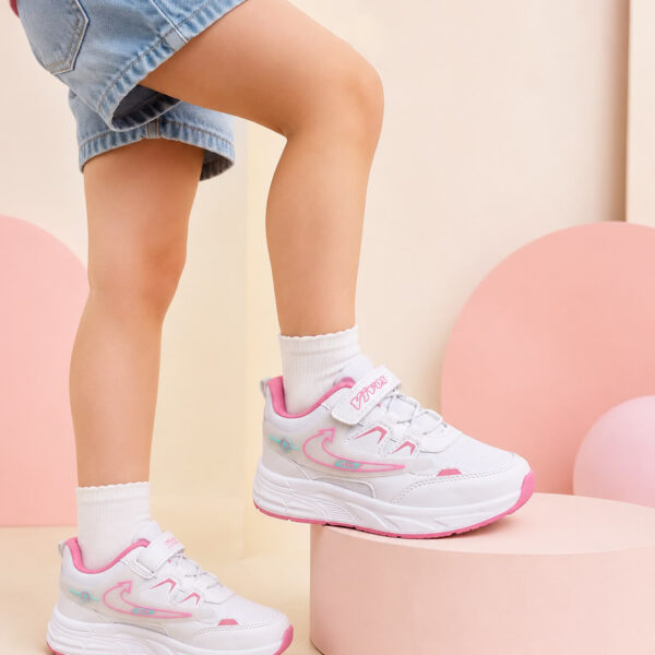 Vivox 001 Filet Spor Ayakkabı – Beyaz Pembe