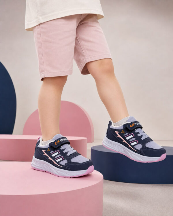 Volter 001 Filet Spor Ayakkabı - Pembe Gri Lacivert