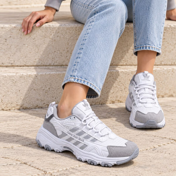 Flet 401 Zenne Spor Ayakkabı – Beyaz Gri