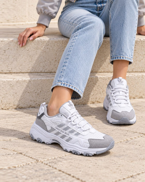 Flet 401 Zenne Spor Ayakkabı - Beyaz Gri