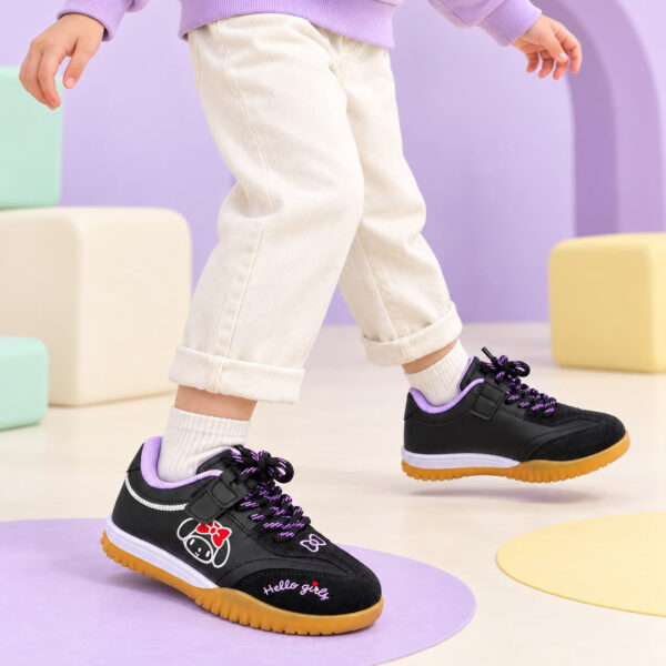 Prokids 003 Filet Spor Ayakkabı – Siyah Mor